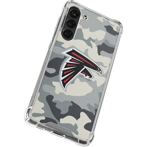 NFL Atlanta Falcons Camo Galaxy S24 FE Clear Case