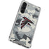 NFL Atlanta Falcons Camo Galaxy S24 FE Clear Case
