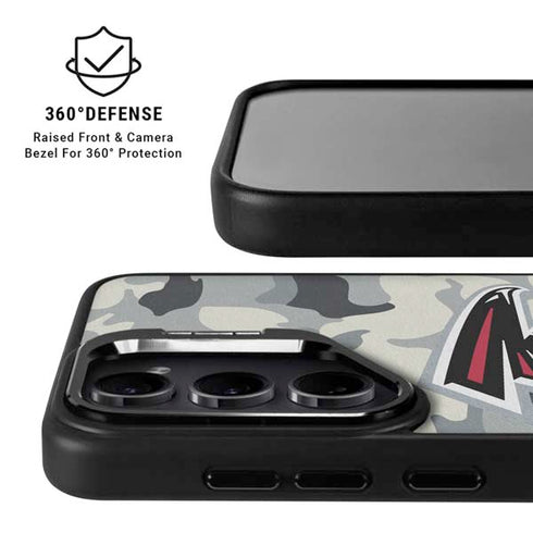 NFL Atlanta Falcons Camo Galaxy S25 Kickstand Case