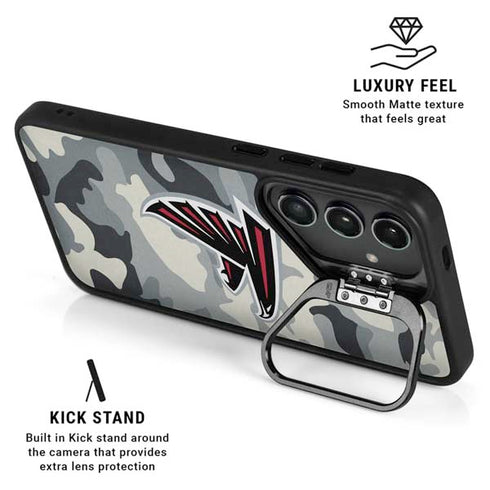 NFL Atlanta Falcons Camo Galaxy S24 Plus Kickstand Case