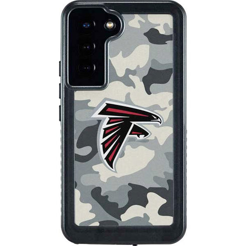 NFL Atlanta Falcons Camo Galaxy S24 Plus Waterproof Case