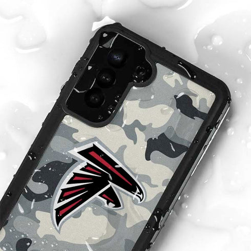 NFL Atlanta Falcons Camo Galaxy S24 Plus Waterproof Case