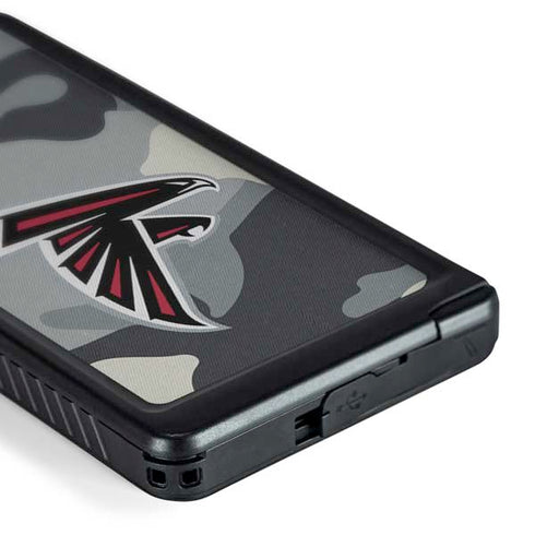 NFL Atlanta Falcons Camo Galaxy S24 Ultra Waterproof Case