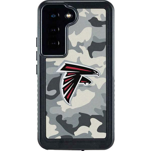 NFL Atlanta Falcons Camo Galaxy S24 Waterproof Case