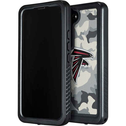 NFL Atlanta Falcons Camo Galaxy S24 Waterproof Case