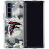 NFL Atlanta Falcons Camo Galaxy Z Fold5 5G Clear Case