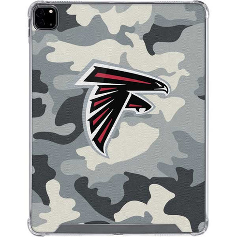 NFL Atlanta Falcons Camo iPad Pro 12.9in (2020) Clear Case