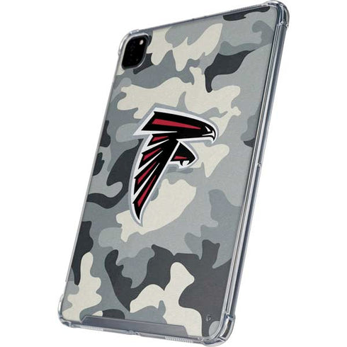 NFL Atlanta Falcons Camo iPad Pro 12.9in (2020) Clear Case