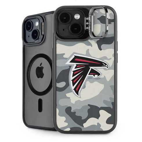 NFL Atlanta Falcons Camo iPhone 15 Kickstand Case
