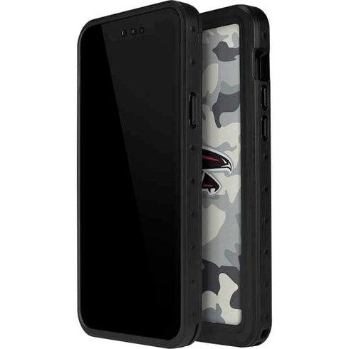 NFL Atlanta Falcons Camo iPhone 15 Plus Waterproof Case