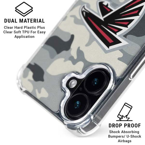 NFL Atlanta Falcons Camo iPhone 16 MagSafe Case