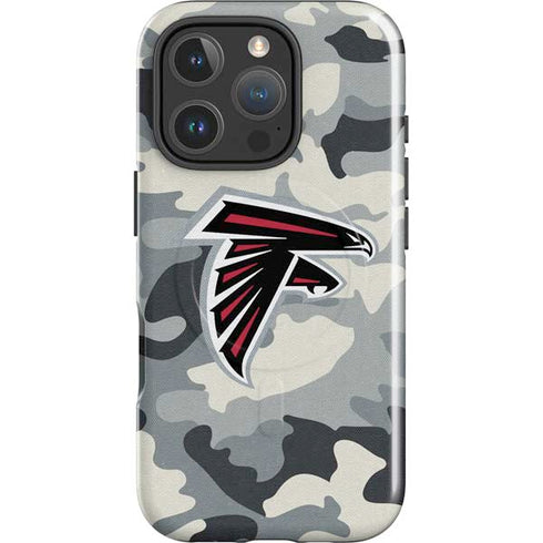 NFL Atlanta Falcons Camo iPhone 16 Pro Magsafe Impact Case
