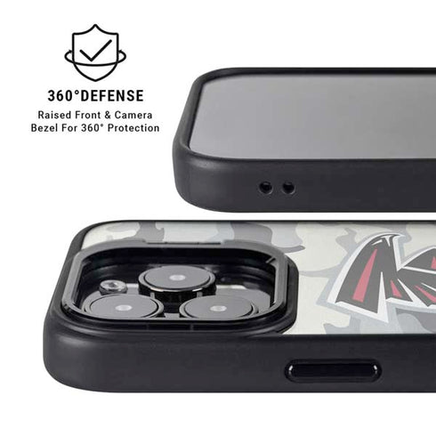NFL Atlanta Falcons Camo iPhone 16 Pro Max Kickstand Case