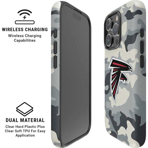 NFL Atlanta Falcons Camo iPhone 16 Pro Max Magsafe Impact Case