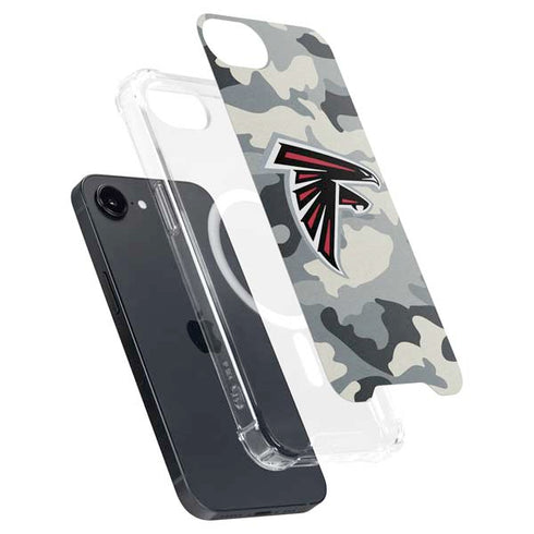 NFL Atlanta Falcons Camo iPhone 16e MagSafe Case