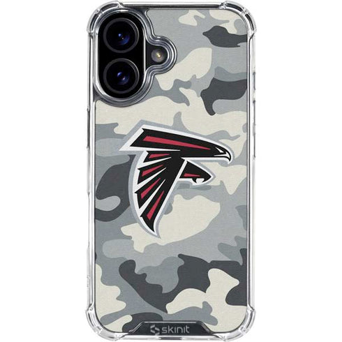 NFL Atlanta Falcons Camo iPhone 17 Clear Case