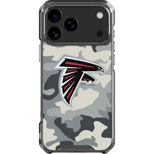 NFL Atlanta Falcons Camo iPhone 18 Pro Max Clear Case