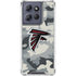 NFL Atlanta Falcons Camo Moto G Play 5G (2025) Clear Case