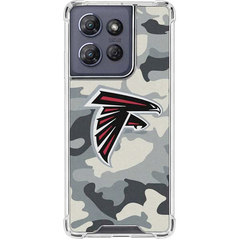 NFL Atlanta Falcons Camo Moto G Stylus 5G (2025) Clear Case