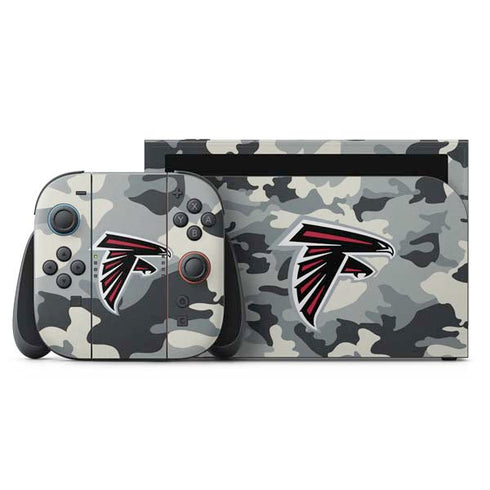 NFL Atlanta Falcons Camo Nintendo Switch 2 (2025) with Joy-Con Skin