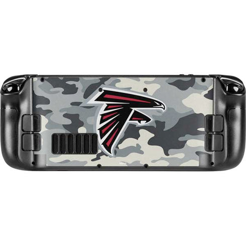 NFL Atlanta Falcons Camo Steam Deck Handheld Gaming Computer Skin