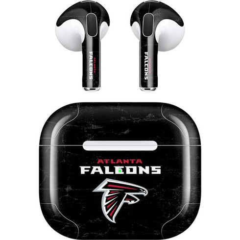 NFL Atlanta Falcons Distressed Apple AirPods (3rd Gen 2021) Skin