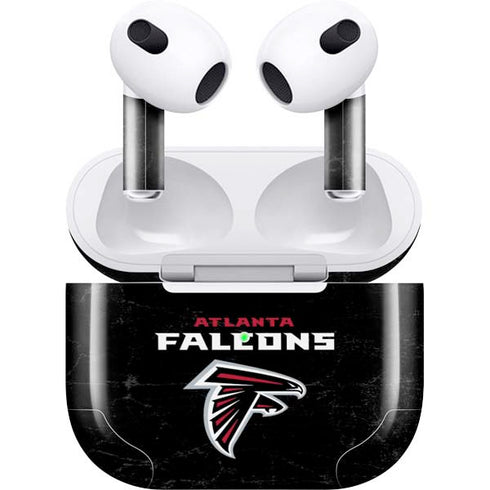 NFL Atlanta Falcons Distressed Apple AirPods (3rd Gen 2021) Skin