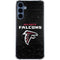 NFL Atlanta Falcons Distressed Galaxy A55 5G Clear Case