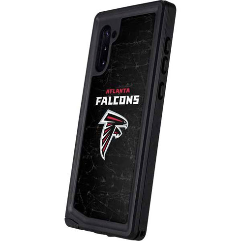 NFL Atlanta Falcons Distressed Galaxy Note 10 Waterproof Case