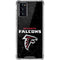NFL Atlanta Falcons Distressed Galaxy Note20 5G Clear Case