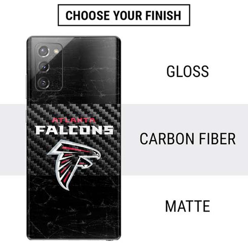 NFL Atlanta Falcons Distressed Galaxy Note20 5G Skin