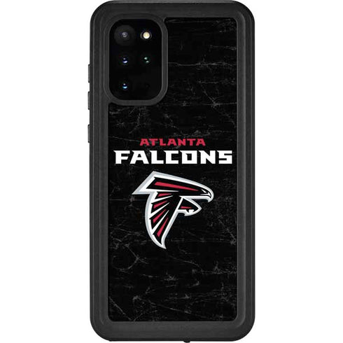 NFL Atlanta Falcons Distressed Galaxy S20 Plus Waterproof Case