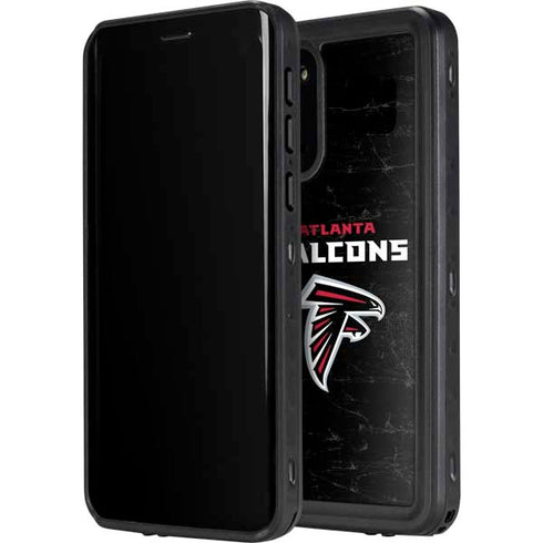 NFL Atlanta Falcons Distressed Galaxy S20 Waterproof Case