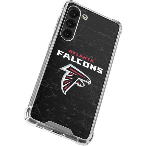 NFL Atlanta Falcons Distressed Galaxy S24 FE Clear Case