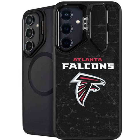 NFL Atlanta Falcons Distressed Galaxy S24 FE Kickstand Case
