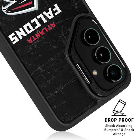 NFL Atlanta Falcons Distressed Galaxy S25 Kickstand Case