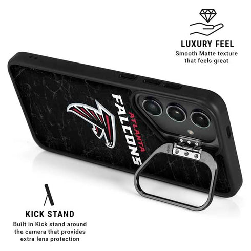 NFL Atlanta Falcons Distressed Galaxy S25 Plus Kickstand Case