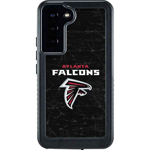 NFL Atlanta Falcons Distressed Galaxy S24 Plus Waterproof Case