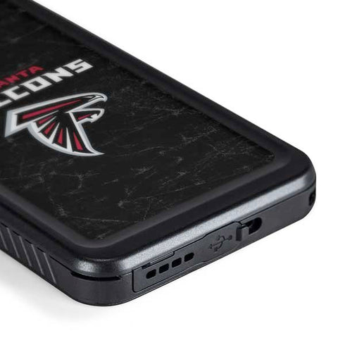 NFL Atlanta Falcons Distressed Galaxy S24 Plus Waterproof Case