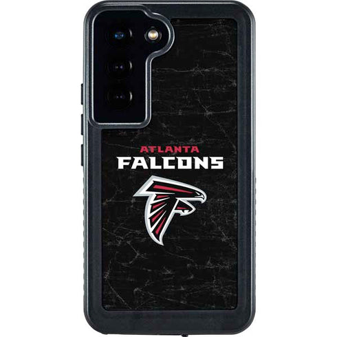 NFL Atlanta Falcons Distressed Galaxy S24 Waterproof Case