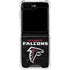 NFL Atlanta Falcons Distressed Galaxy Z Flip6 Clear Case