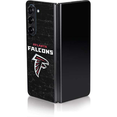 NFL Atlanta Falcons Distressed Galaxy Z Fold5 5G Skin