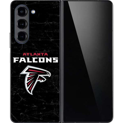 NFL Atlanta Falcons Distressed Galaxy Z Fold5 5G Skin