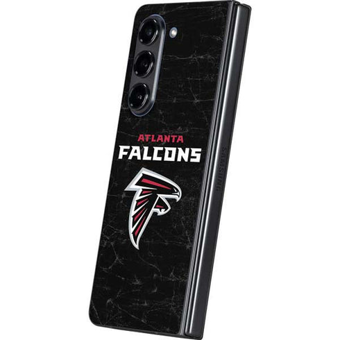NFL Atlanta Falcons Distressed Galaxy Z Fold5 5G Skin