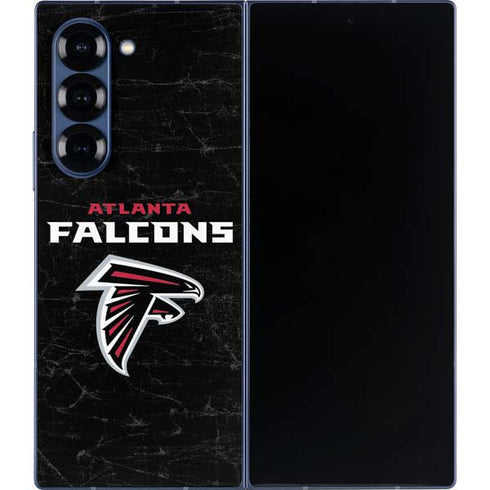 NFL Atlanta Falcons Distressed Galaxy Z Fold6 Skin