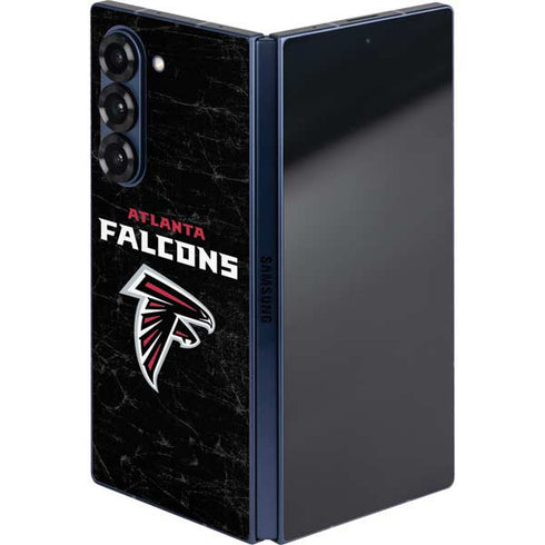 NFL Atlanta Falcons Distressed Galaxy Z Fold6 Skin