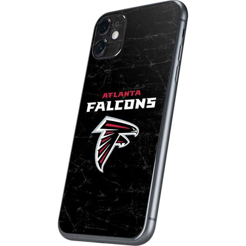 NFL Atlanta Falcons Distressed iPhone 11 Skin