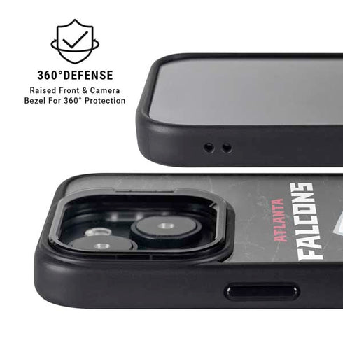 NFL Atlanta Falcons Distressed iPhone 14 Plus Kickstand Case