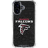 NFL Atlanta Falcons Distressed iPhone 16 Clear Case