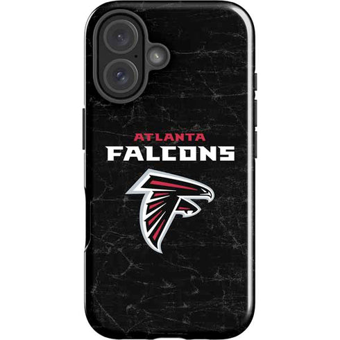 NFL Atlanta Falcons Distressed iPhone 16 Plus Impact Case